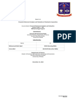 Group 9 - Term Paper Report For Financial Statement Analysis and Valuation