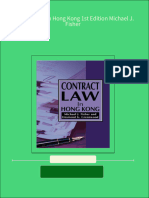 Contract Law in Hong Kong 1st Edition Michael J. Fisher 2024 Scribd Download