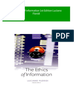 Instant Download The Ethics of Information 1st Edition Luciano Floridi PDF All Chapter