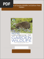 Download Complete RSPB Handbook of Garden Wildlife 3rd Edition Peter Holden PDF for All Chapters