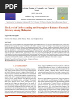 The Level of Understanding and Strategies to Enhance Financial Literacy among Malaysian[#352667]-363598