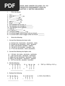 STD 5 Ch 3 Metric Measures (2)