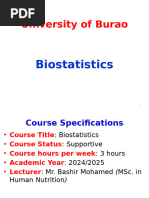 Biostatistics @ UoB