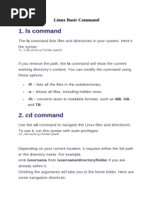 Linux Basic Command