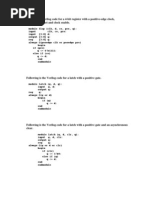 Verilog Codes