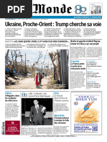 Édition du journal Le Monde 2024, en pdf