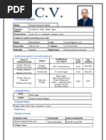 CV Hossam Hassan Embryologist