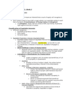 LAWS3113 - Exam Notes 2 - Equitable Property Interests - COMPLETE