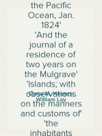 A Narrative of the Mutiny, on Board the Ship Globe, of Nantucket, in the Pacific Ocean, Jan. 1824
And the journal of a residence of two years on the Mulgrave
Islands; with observations on the manners and customs of
the inhabitants