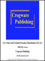 U.S. Crimes and Criminal Procedure Hyperlinked: 18 U.S.C.: Hyperlinked, #7