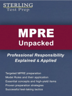 MPRE Unpacked: Professional Responsibility Explained & Applied for Multistate Professional Responsibility Exam