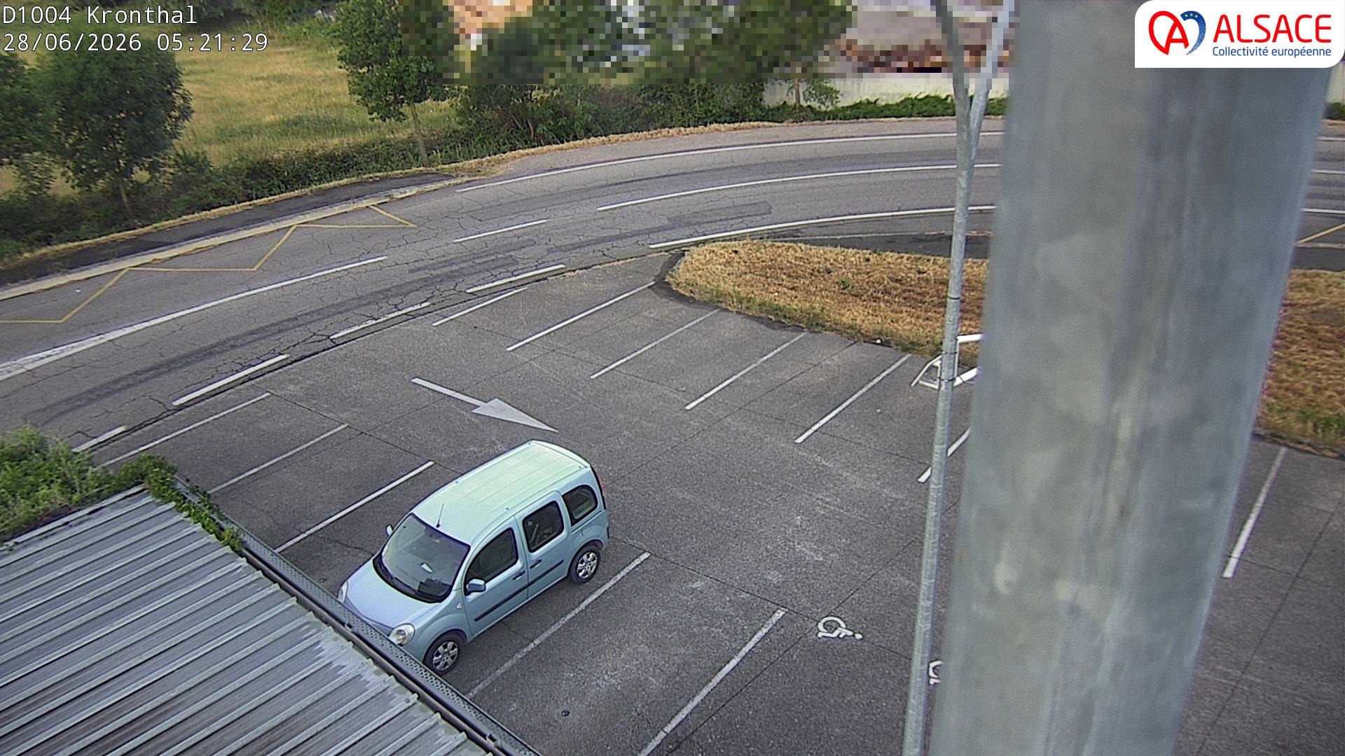 Webcam à la sortie de Marlenheim sur le rond-point joignant la D1002, la D422 et la D2004
