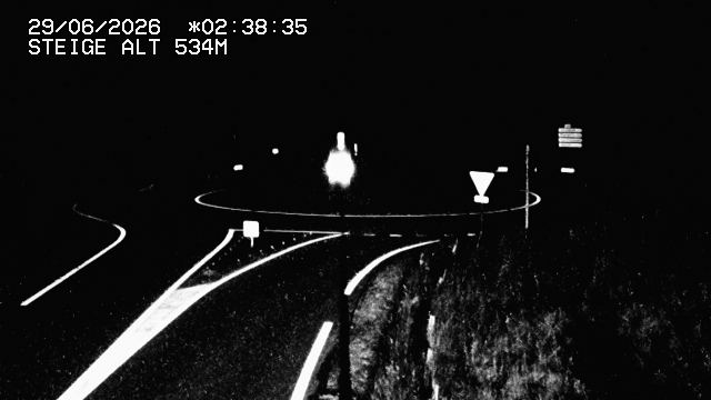 Webcam du col de Steige à Ranrupt dans les Vosges à la jonction entre la D50, la D424 et la D214