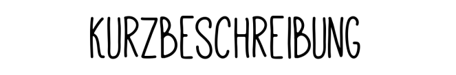 Kurzbeschreibung