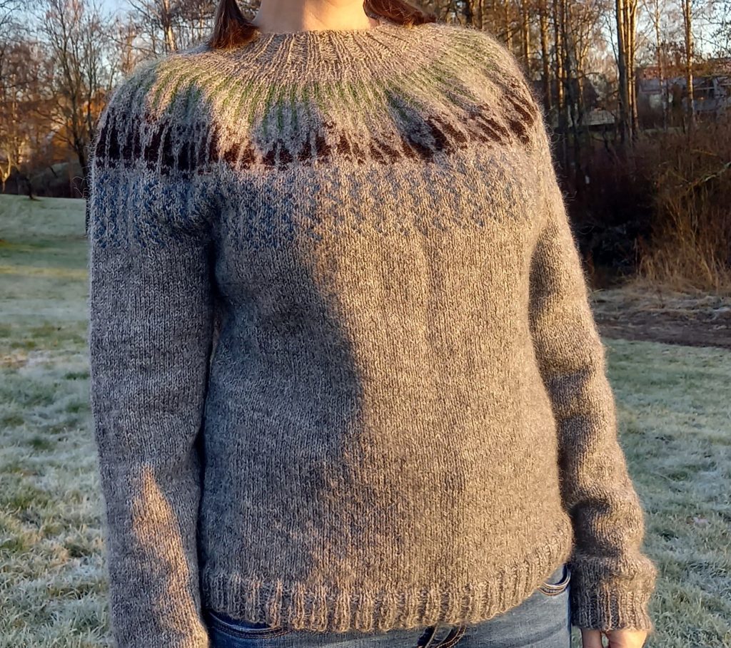 Sweater Jakt, a sweater for a hunter.