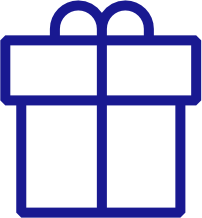 regalo Ícono decorativo