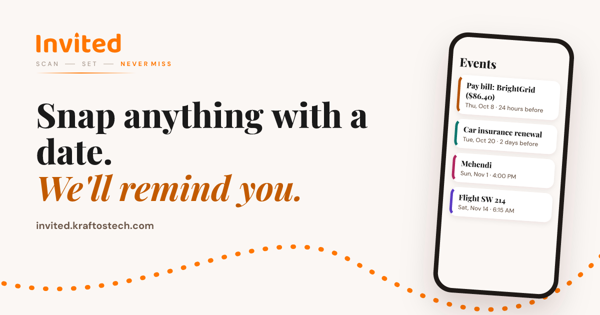 Invited - AI Reminder Scanner logo