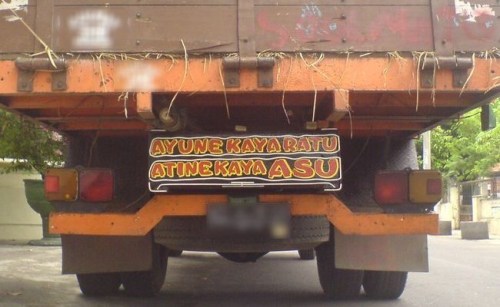 bak truk kata lucu