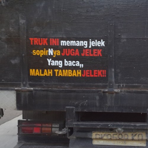 bak truk kata lucu