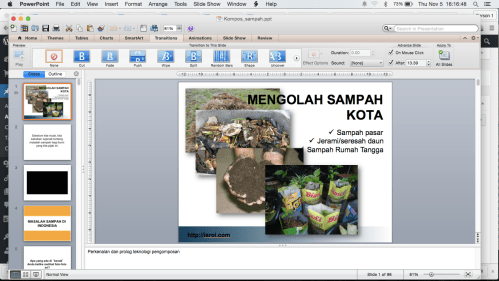 video dari presentasi Power Point