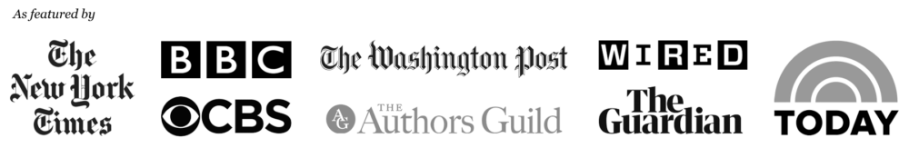 Jane Friedman has been featured among the following media outlets: The New York Times, BBC, CBS, The Washington Post, The Authors Guild, Wired, The Guardian, and Today.