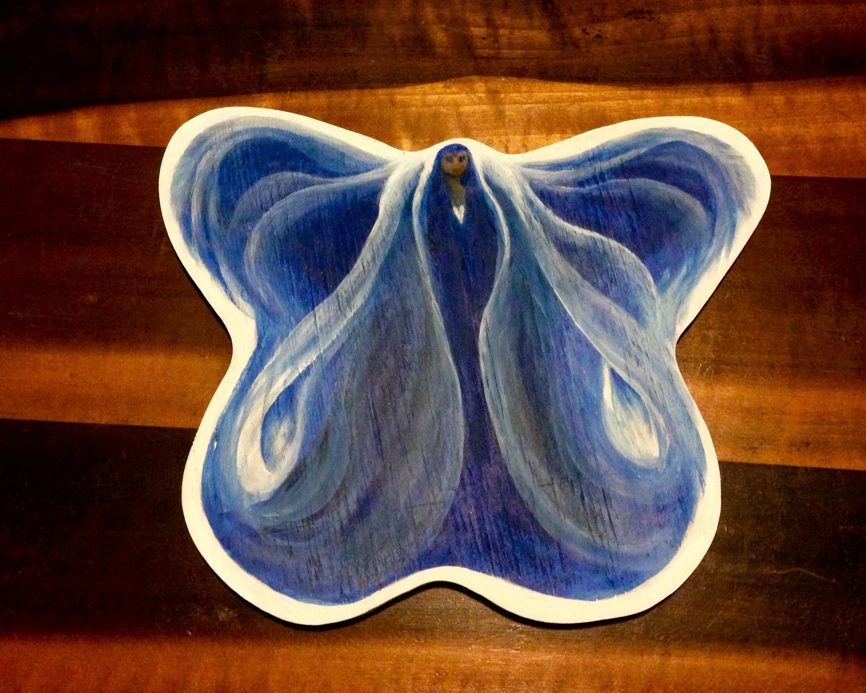 Butterfly angel in blue
