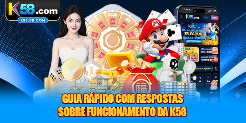 Guia rápido com respostas sobre funcionamento da K58