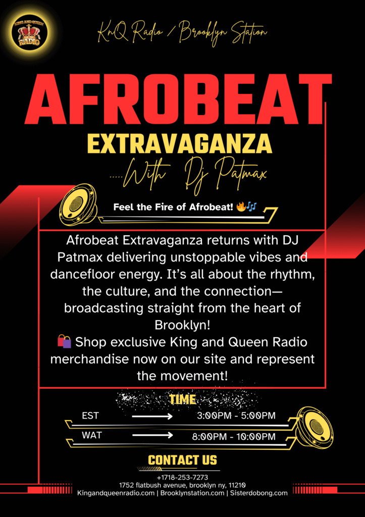 Afrobeat Extravaganza on King and Queen Radio – Top Afrobeat Vibes and Performances