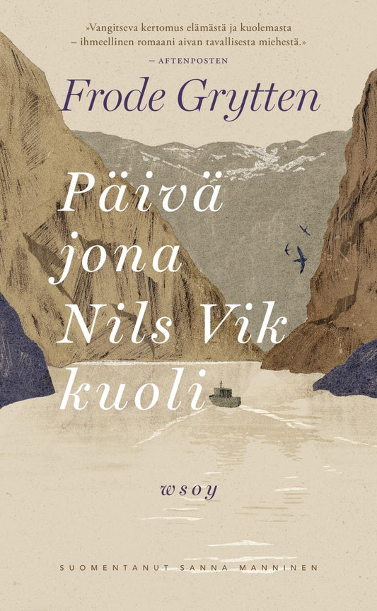 Etukansi. Frode Grytten. Päivä jona Nils Vik kuoli.