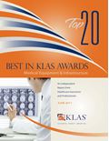 2011 Best in KLAS Awards - Medical Equipment and Infrastructure