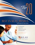 2011 Best in KLAS Awards - Software and Professional Services