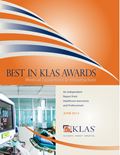 2012 Best in KLAS Awards - Medical Equipment and Infrastructure