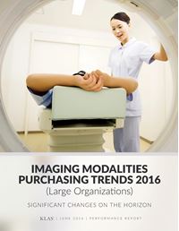 Imaging Modality Trends (Large Organizations)