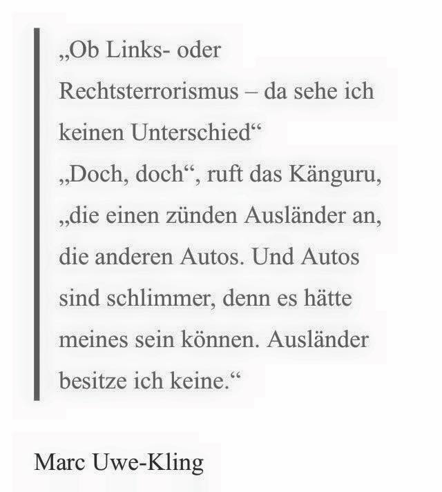 extremismus känguru