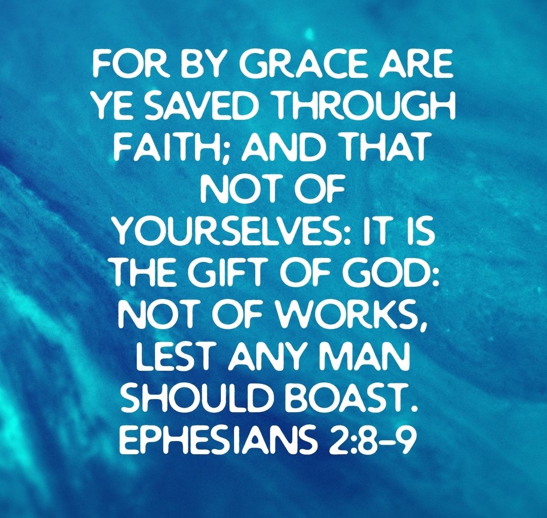 BY GRACE YE ARE SAVED!!