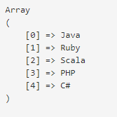 Array linguagens de programação