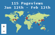 Locations of visitors to  this page