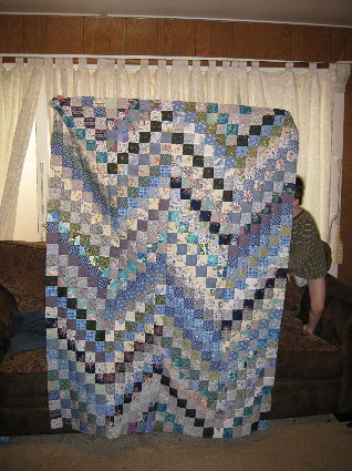 Blue Bargello