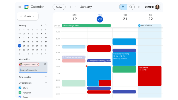 Teams and organizations can easily schedule meetings and book rooms.