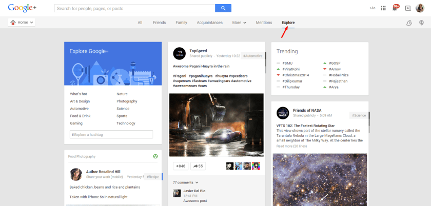 Google Explore