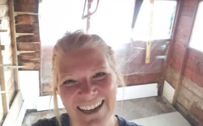 A Peek into my UK Art Studio to be: Renovations are underway!