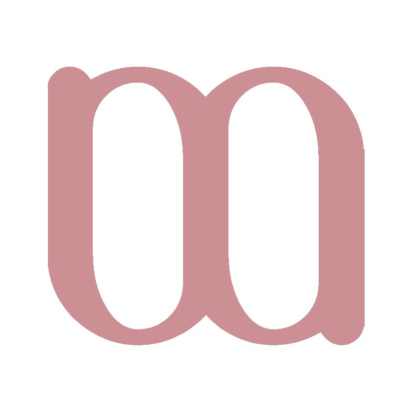 Isotipo de Lulu Moon, logo de la marca de productos artesanales para bebés, incluyendo collares de lactancia y mordedores.