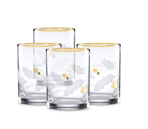 Lenox 886861 Holiday Gold 4-Piece Double Old Fashioned Set