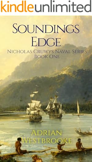 Book cover Soundings Edge: Book 1 of the Nicholas Cruwys Naval Series, Kindle Unlimited