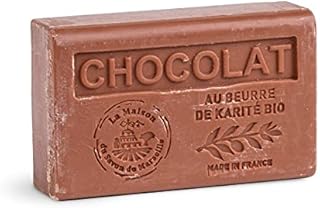 La Maison du Savon de Marseille Scented Organic Shea Butter Soap - 125g - CHOCOLAT (Chocolate)