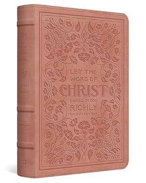 Book cover ESV Applying the Gospel Study Bible for Women (TruTone, Pink, Colossians 3:16 Design): Holy Bible, English Standard Version