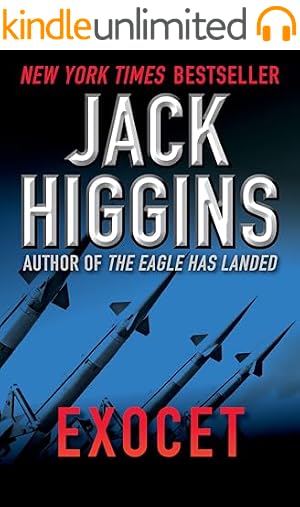 Book cover Exocet, Kindle Unlimited