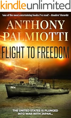 Book cover Flight To Freedom: The United States is plunged into war with Japan..., Kindle Unlimited