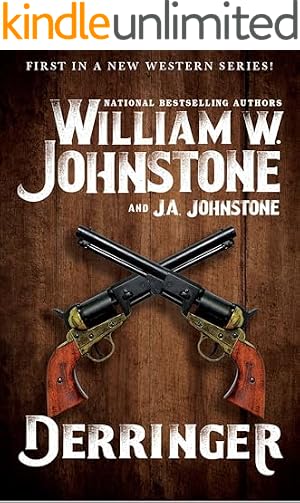 Book cover Derringer, Kindle Unlimited