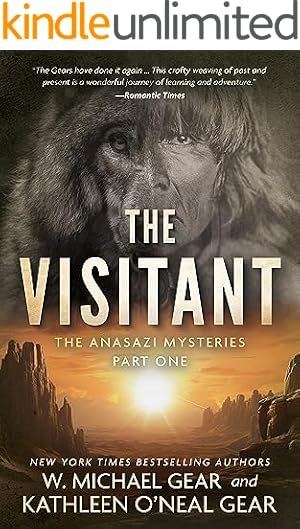 Book cover The Visitant: A Native American Historical Mystery Series (The Anasazi Mysteries Book 1), Kindle Unlimited